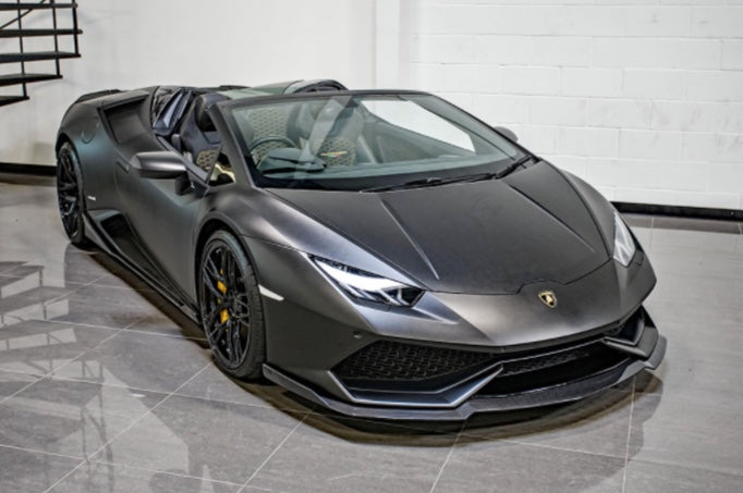 LAMBORGHINI HURACAN NERO DESIGN AERO KIT + WHEELS