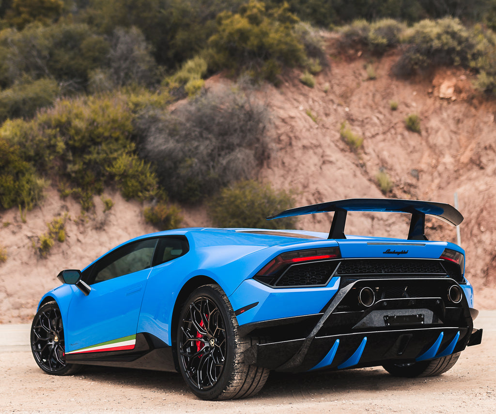 LAMBORGHINI HURACAN PERFORMANTE 1016 INDUSTRIES REAR DIFFUSER CAPS