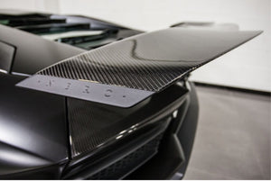 LAMBORGHINI AVENTADOR S NERO DESIGN TWIN REAR WING