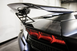 LAMBORGHINI AVENTADOR S NERO DESIGN TWIN REAR WING