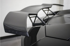 LAMBORGHINI AVENTADOR S NERO DESIGN TWIN REAR WING