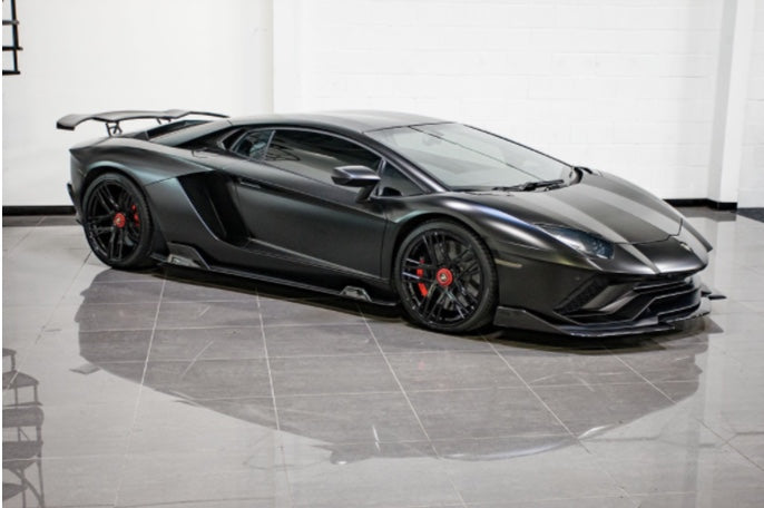 LAMBORGHINI AVENTADOR S NERO DESIGN AERO KIT + WHEELS