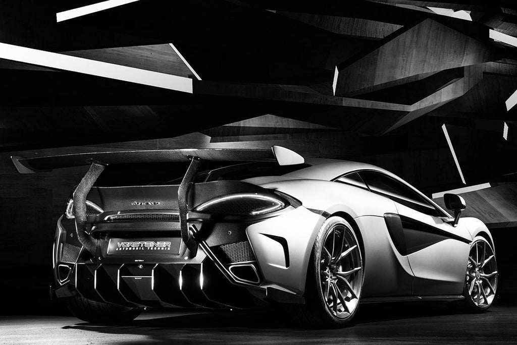 MCLAREN 570S 570-VX VORSTEINER AERO WING BLADE CARBON, ALUMINUM UPRIGHTS