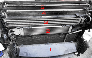 Mercedes C63 AMG 6.3 W204 - Radiator / Oil Cooler / Intercooler