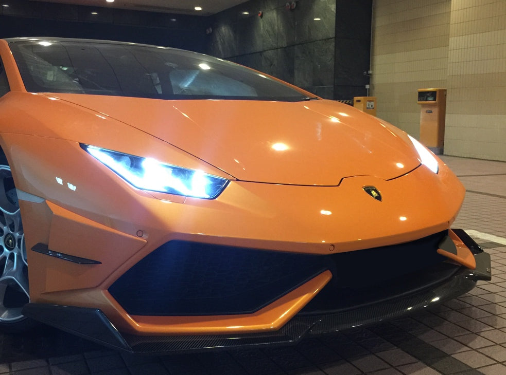 LAMBORGHINI HURACAN DMC CARBON FRONT BUMPER LIP SPLITTER