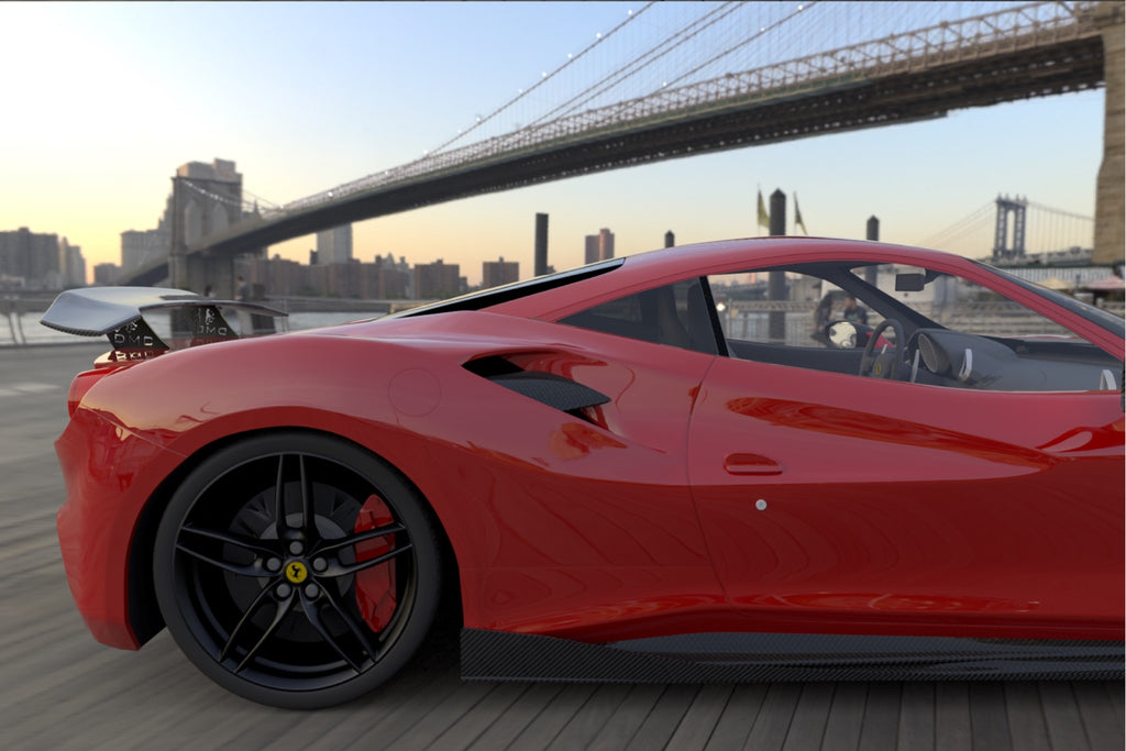 FERRARI 488 DMC CARBON GT WING & DECK LID