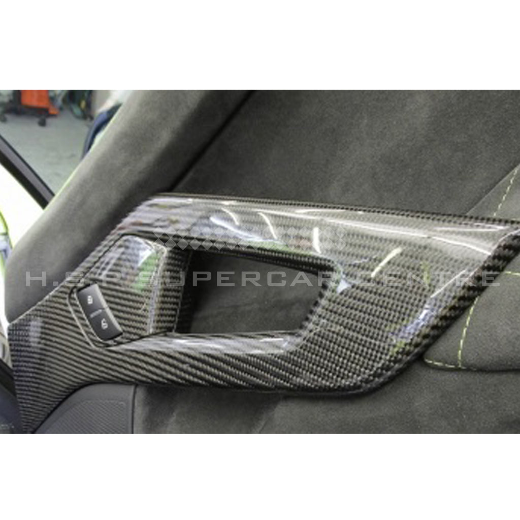 LAMBORGHINI AVENTADOR CARBON FIBER DOOR PULL KIT