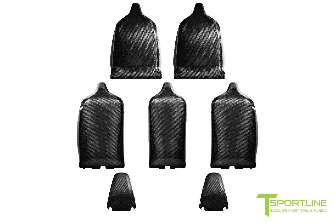TESLA MODEL X CARBON FIBER INTERIOR SEATBACK