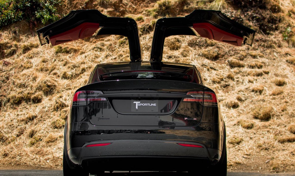 TESLA MODEL X CARBON FIBER REAR DIFFUSER