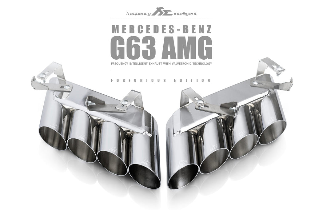 MERCEDES G63 AMG VALVETRONIC DOUBLE QUAD FI EXHAUST SYSTEM