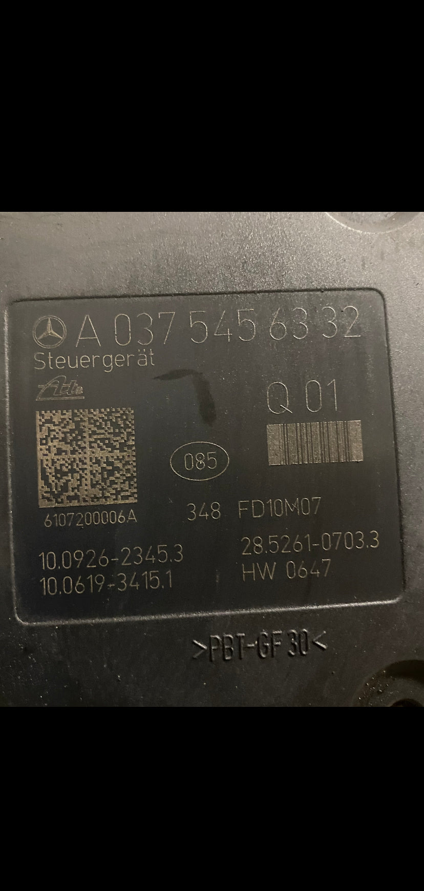 Mercedes C63 AMG 6.3 W204 - ABS Pump