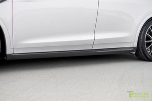 TESLA MODEL X CARBON FIBER SIDE SKIRTS