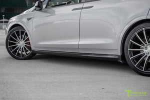 TESLA MODEL X CARBON FIBER SIDE SKIRTS